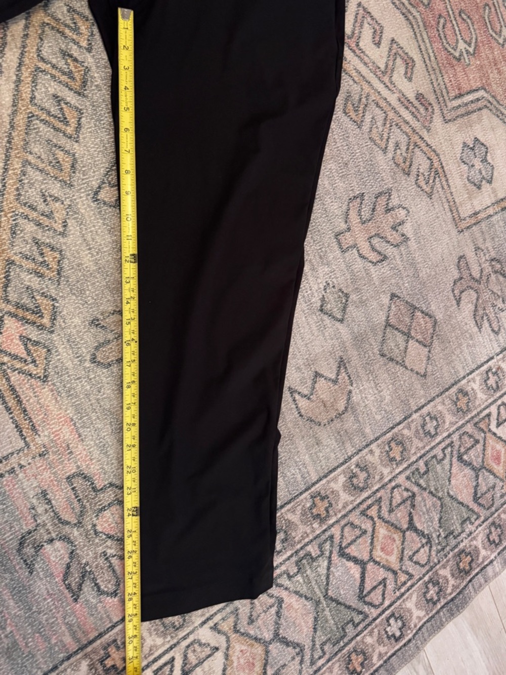 Lululemon ABC Relaxed-Fit 5 Pocket Pant Warpstreme Size 33 Black - Picture 5 of 7